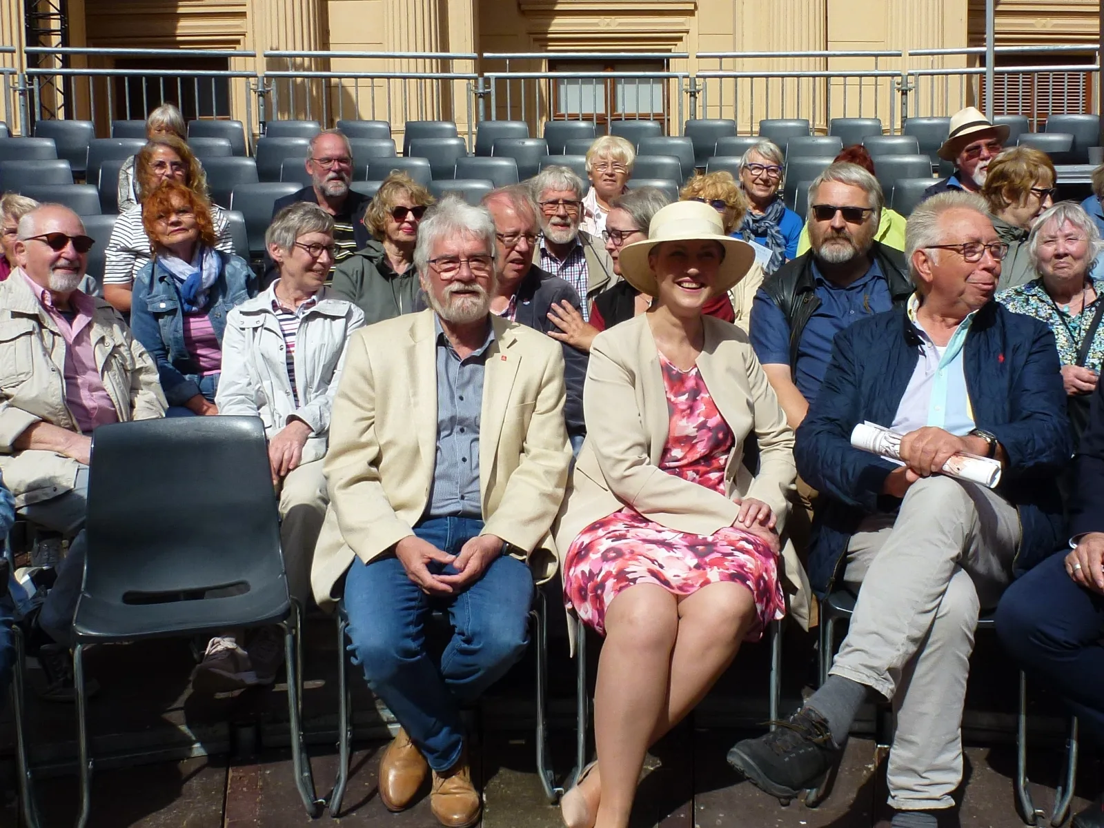 Reisegruppe der Volksbühne im Zuschauerraum